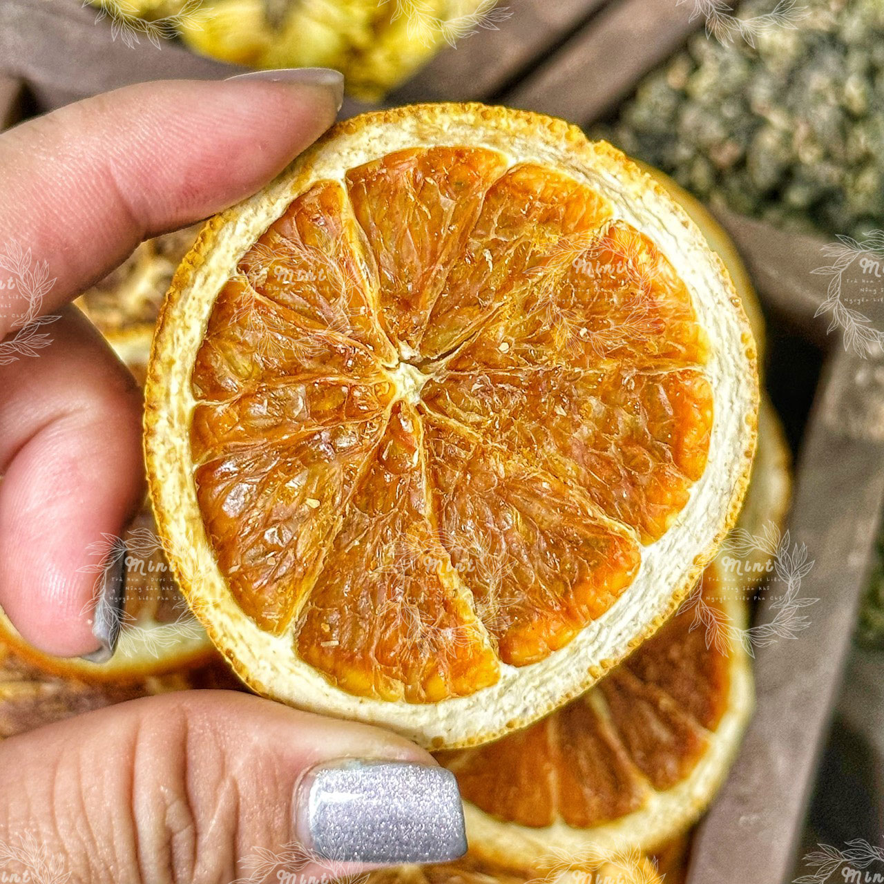 Cam Lát Vàng Sấy Khô (Cam Vàng Sấy Lạnh) - Túi 500gr