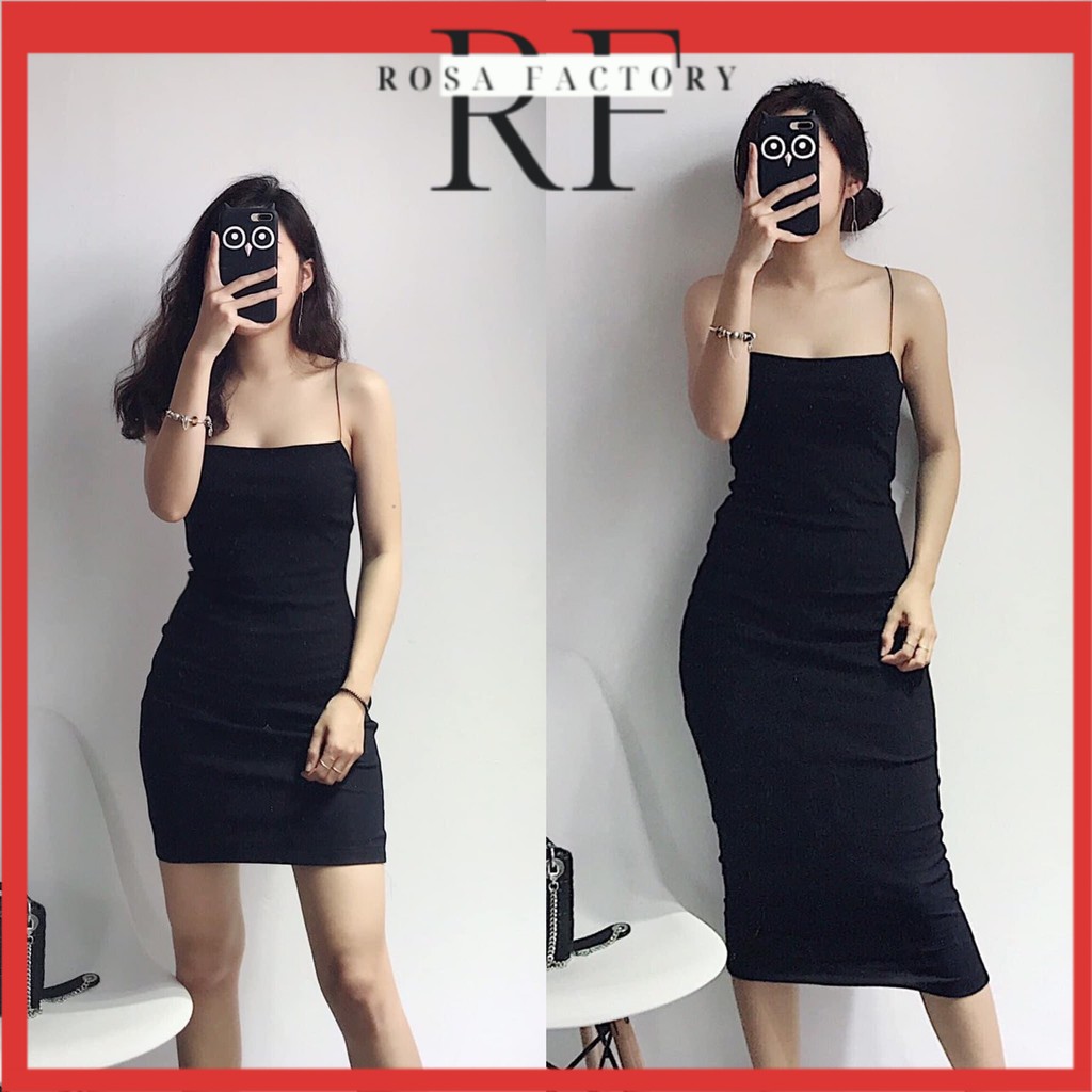 FS 0Đ_VÁY BODY 2 DÂY SỢI BÚN DÁNG