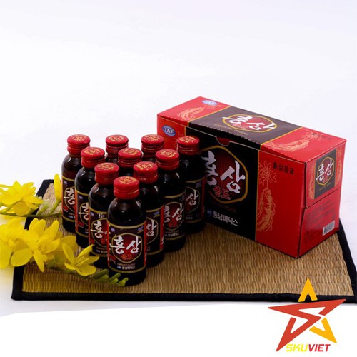 Nước hồng sâm Hàn Quốc, Hộp 30 chai 100ml