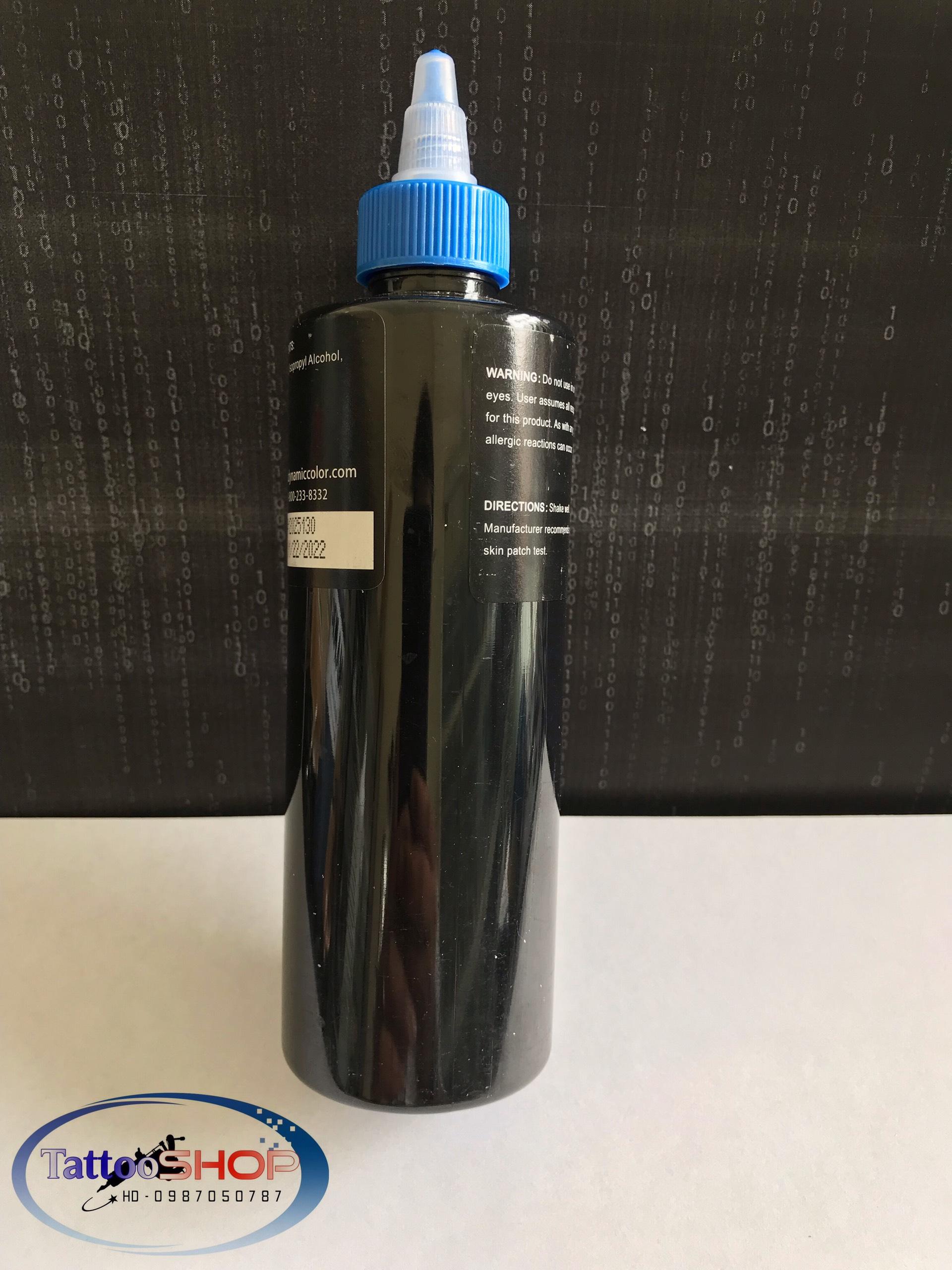 Mực xăm hình Siêu đen DYNAMIC TBK chai lớn 240ml