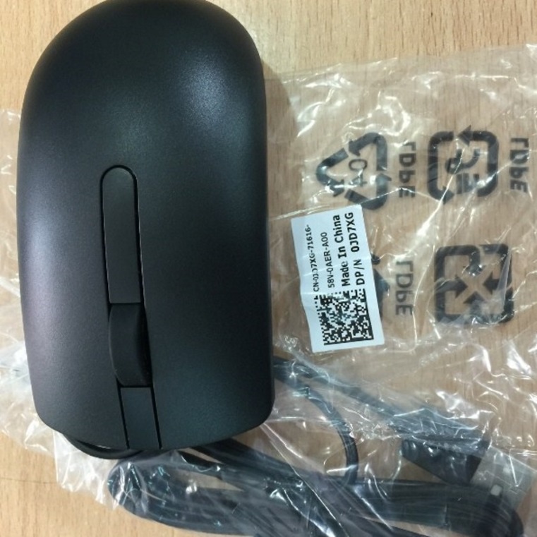 CHUỘT CÓ DÂY DELL MS116 (ĐEN) - HÀNG CHÍNH HÃNG