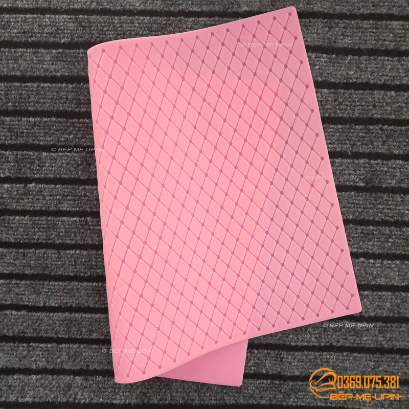 Khuôn silicon ren lưới trang trí bánh mã RL08