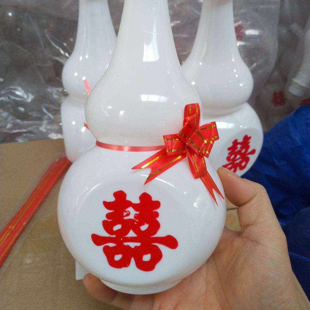 Set 20 chai hồ lô 860ml in sẵn chữ hỉ