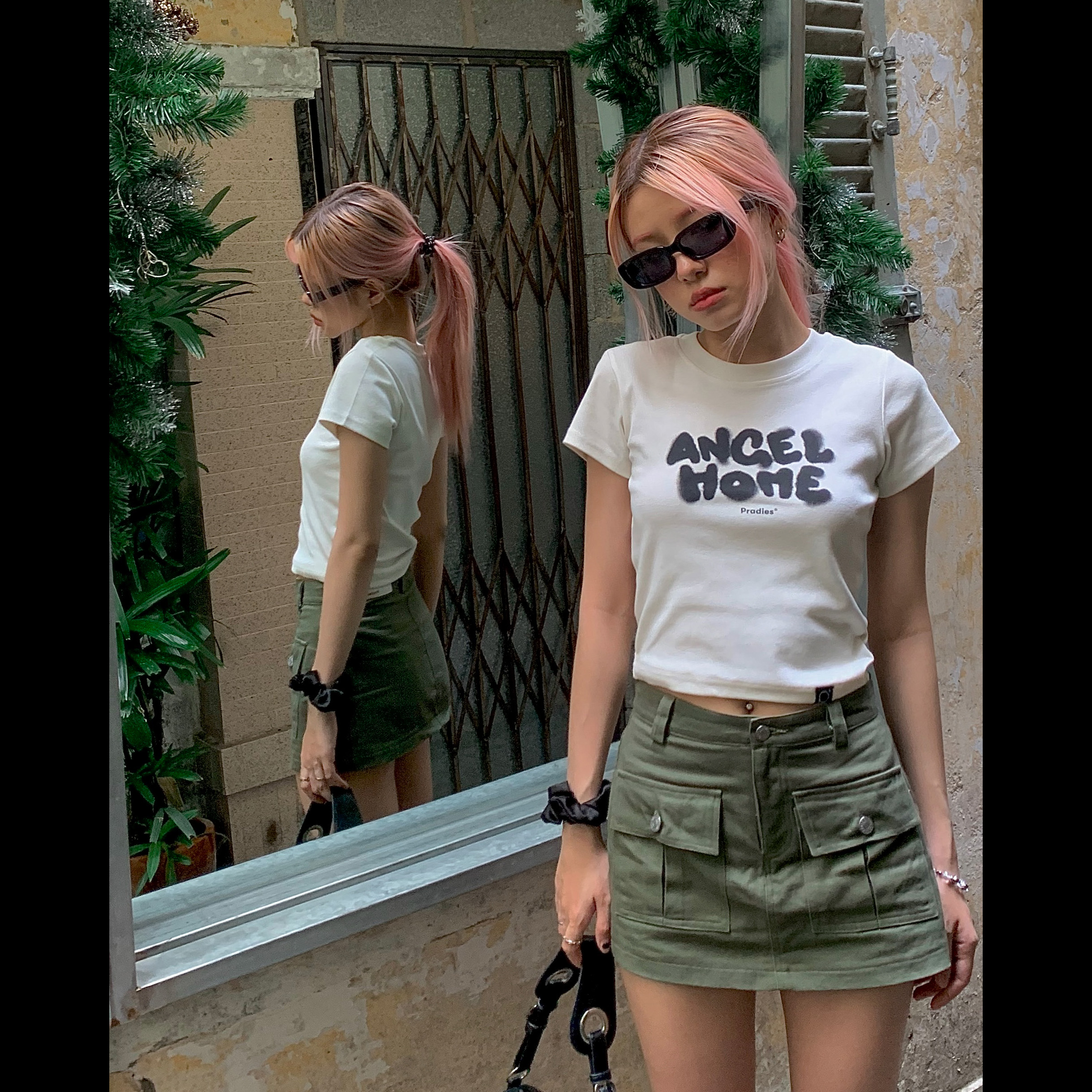 Áo Thun Nữ Oh - Babytee PRADIES Blur Angel-Home