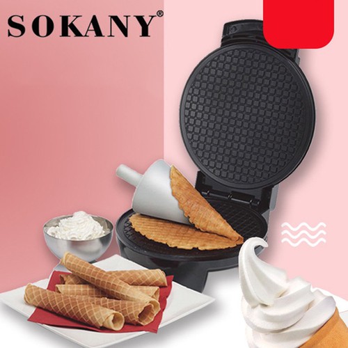 Máy làm vỏ ốc quế vỏ kem Sokany(Ice cream cone maker)