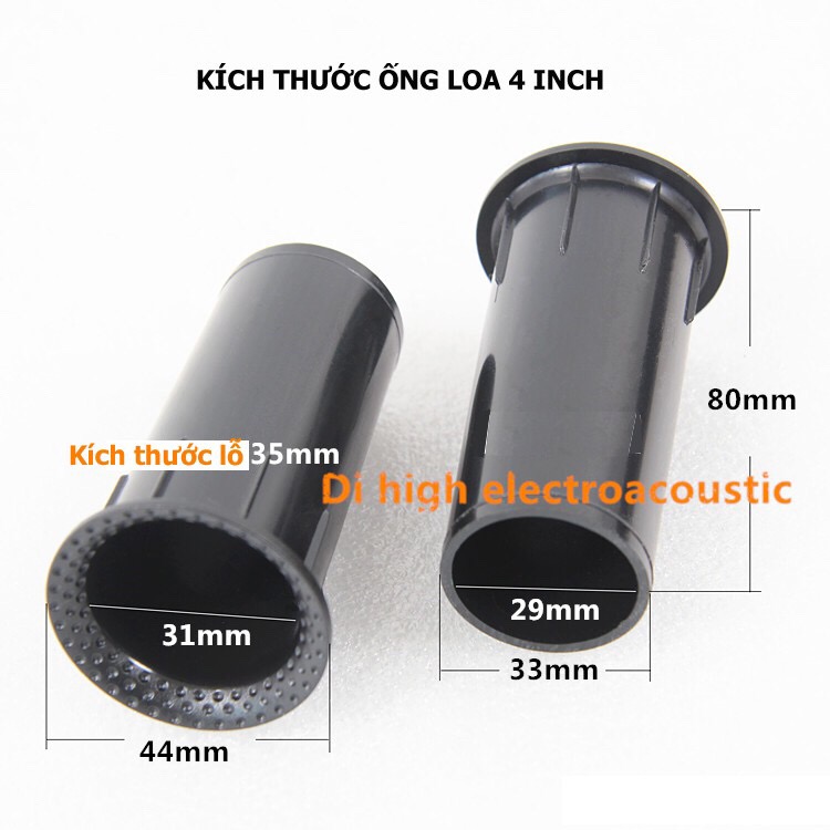 Ống thông hơi loa 3 inch và 4 inch