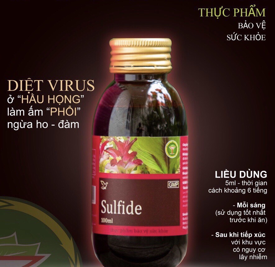 Sản phẩm bảo vệ sức khoẻ Sulfide