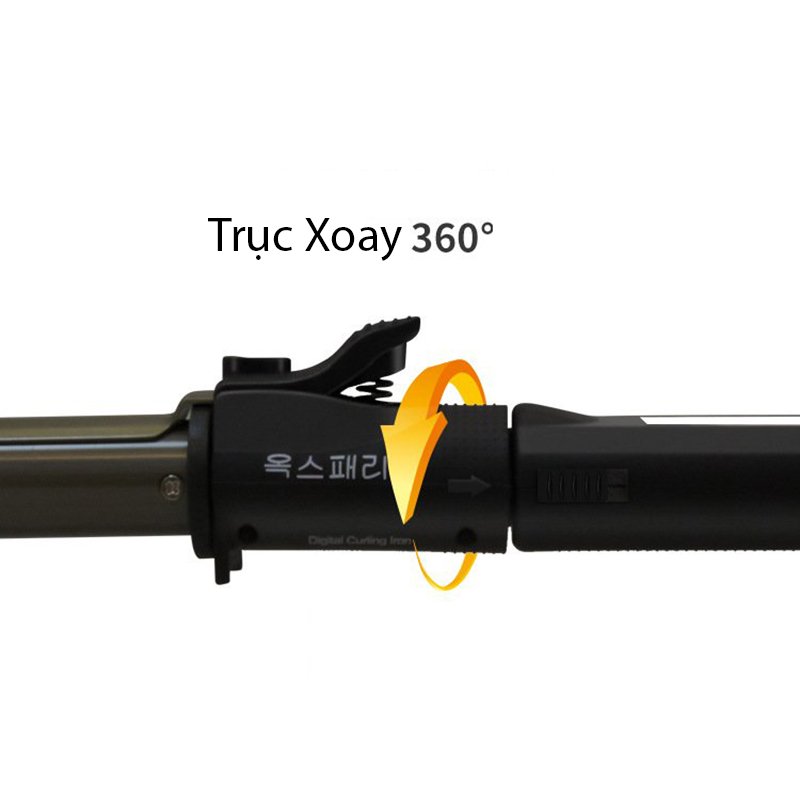 Máy làm xoăn tóc xoay trục Hàn Quốc-8137