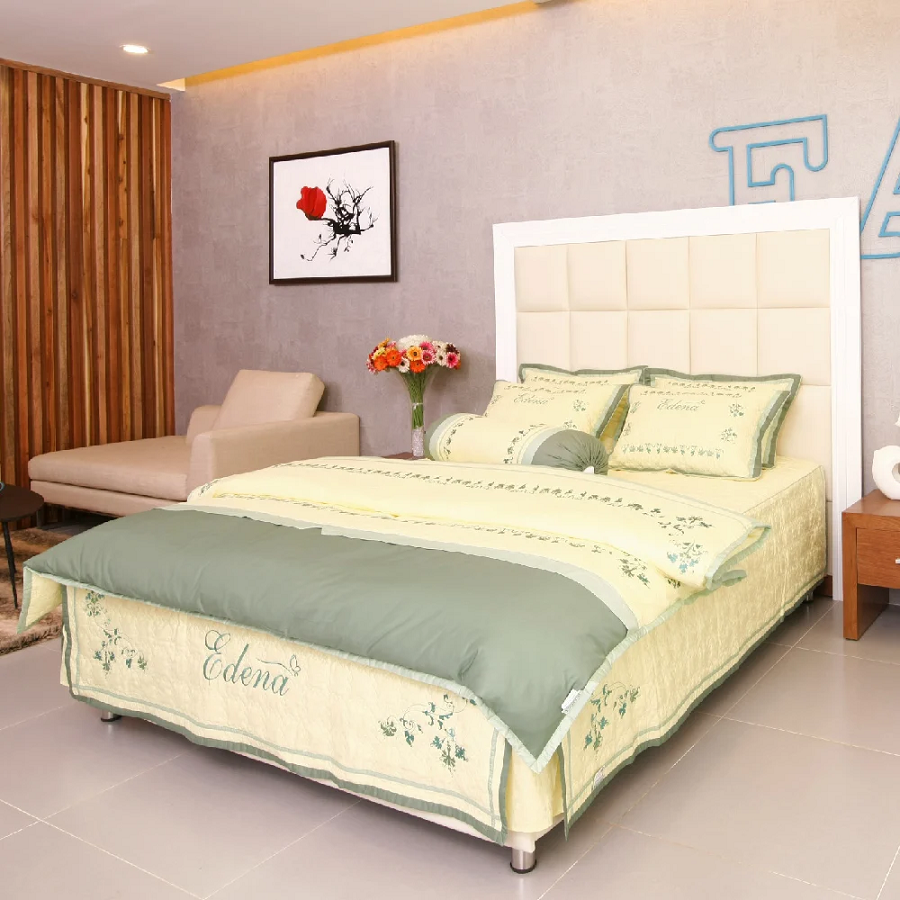 Bộ chăn ra Cotton Đặc Biệt 514 Edena
