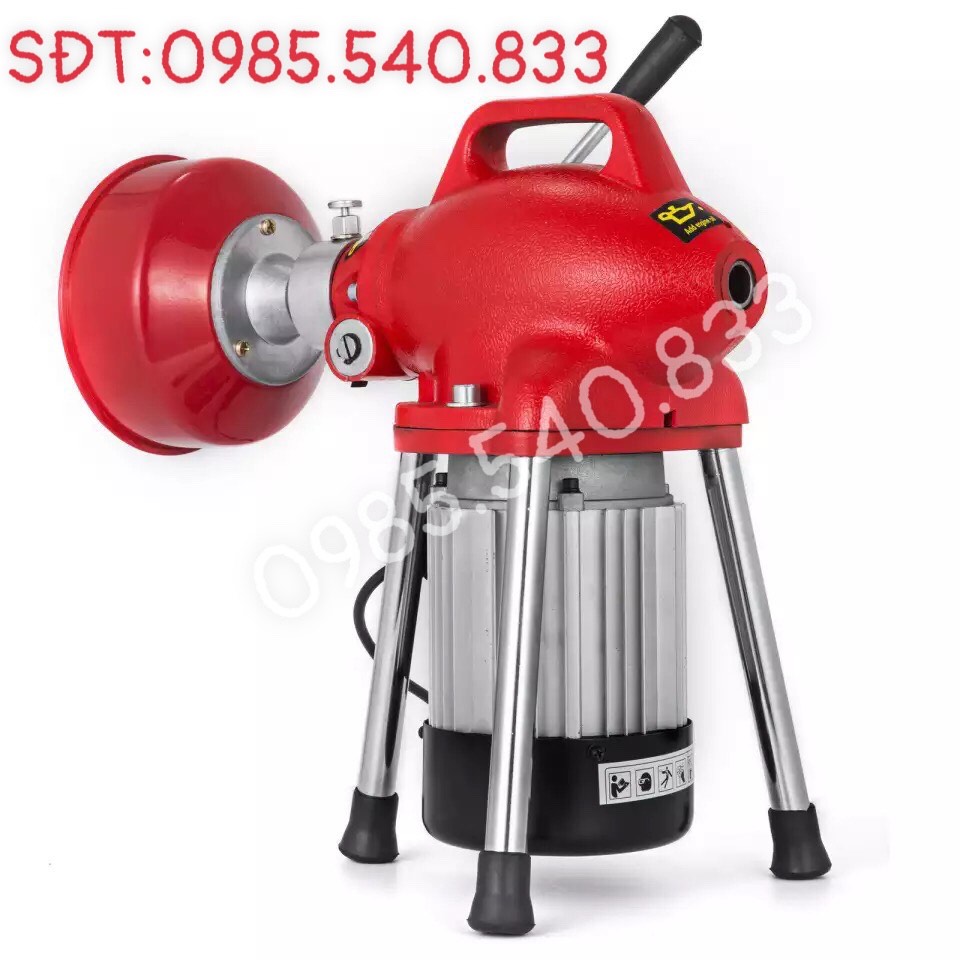 MÁY THÔNG TẮC CỐNG GQ80-550w (1 cuộn dây phi16 +4m phi8 + 6đầu thông + 1 đôi găng tay )