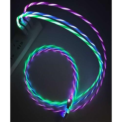 Sợi Cáp Sạc Micro Usb , Có Đèn Led Phát Sáng - Cá Tính, Đa Sắc [ĐỘ DÂY KHÔNG ĐỘ SẠC]