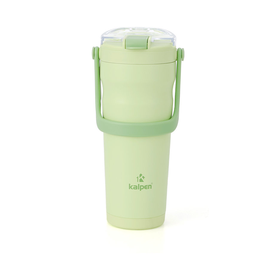 Cốc giữ nhiệt inox 304 kalpen e3 dung tích 700ml chuẩn đức - xanh lá, xanh ngọc