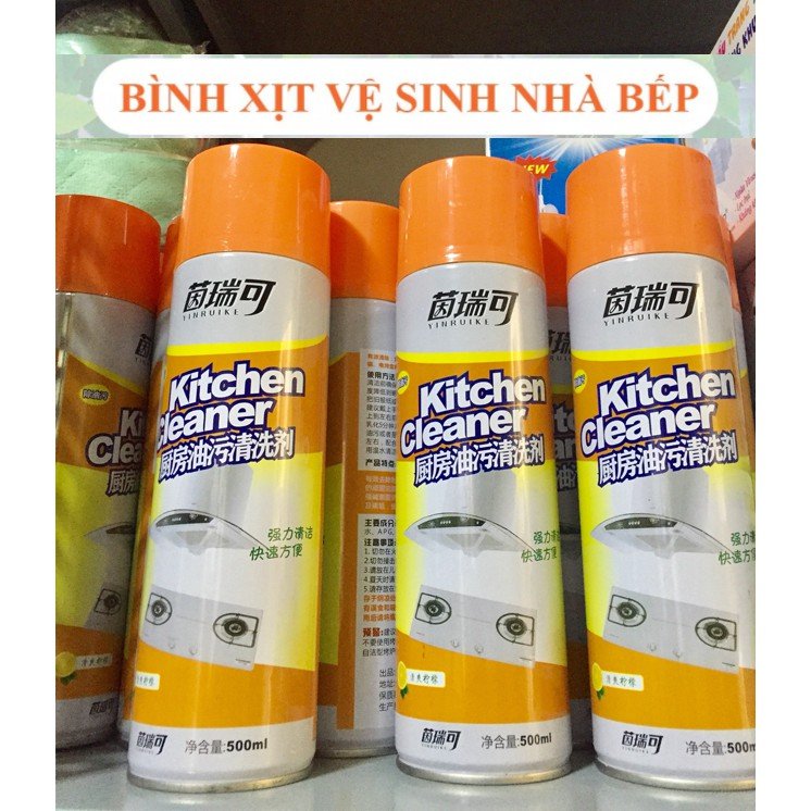 Chai xịt tẩy đa năng nhà bếp dạng bọt