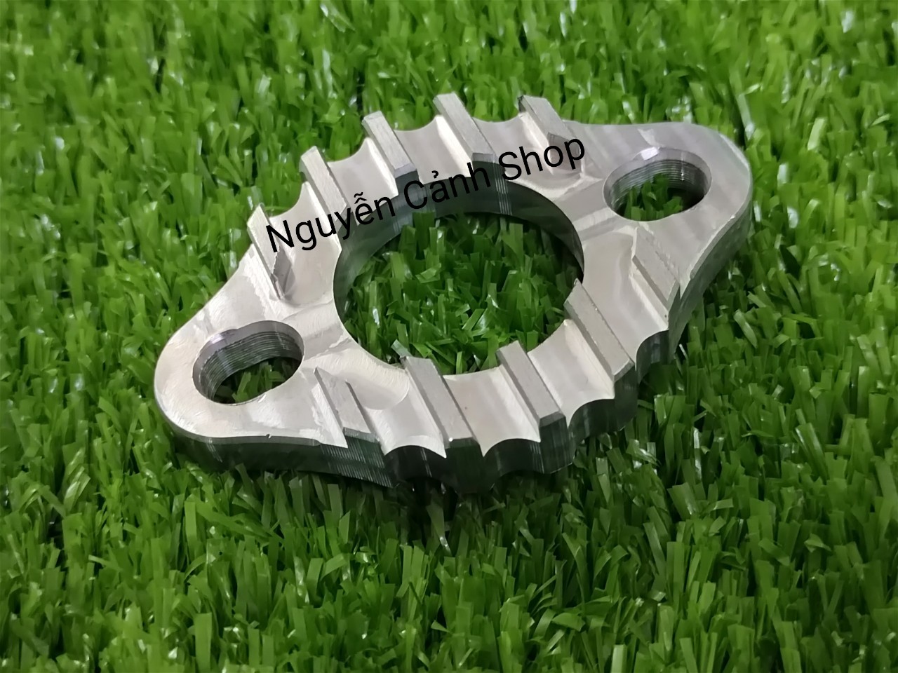 Khoen cổ pô 27mm nhôm CNC lông cổ đền pô xe máy