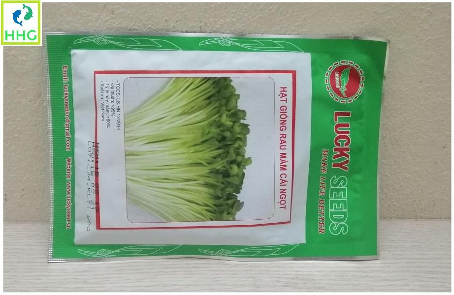Hạt Giống Rau Mầm Cải Ngọt Gói 50G
