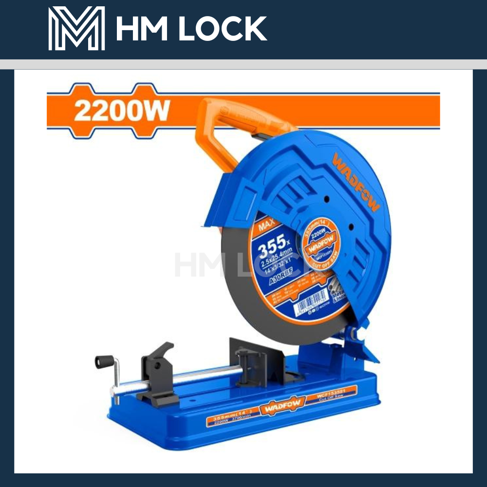 Máy cắt sắt 2200w wadfow 335mm - hàng chính hãng - wcf153551 - hm lock