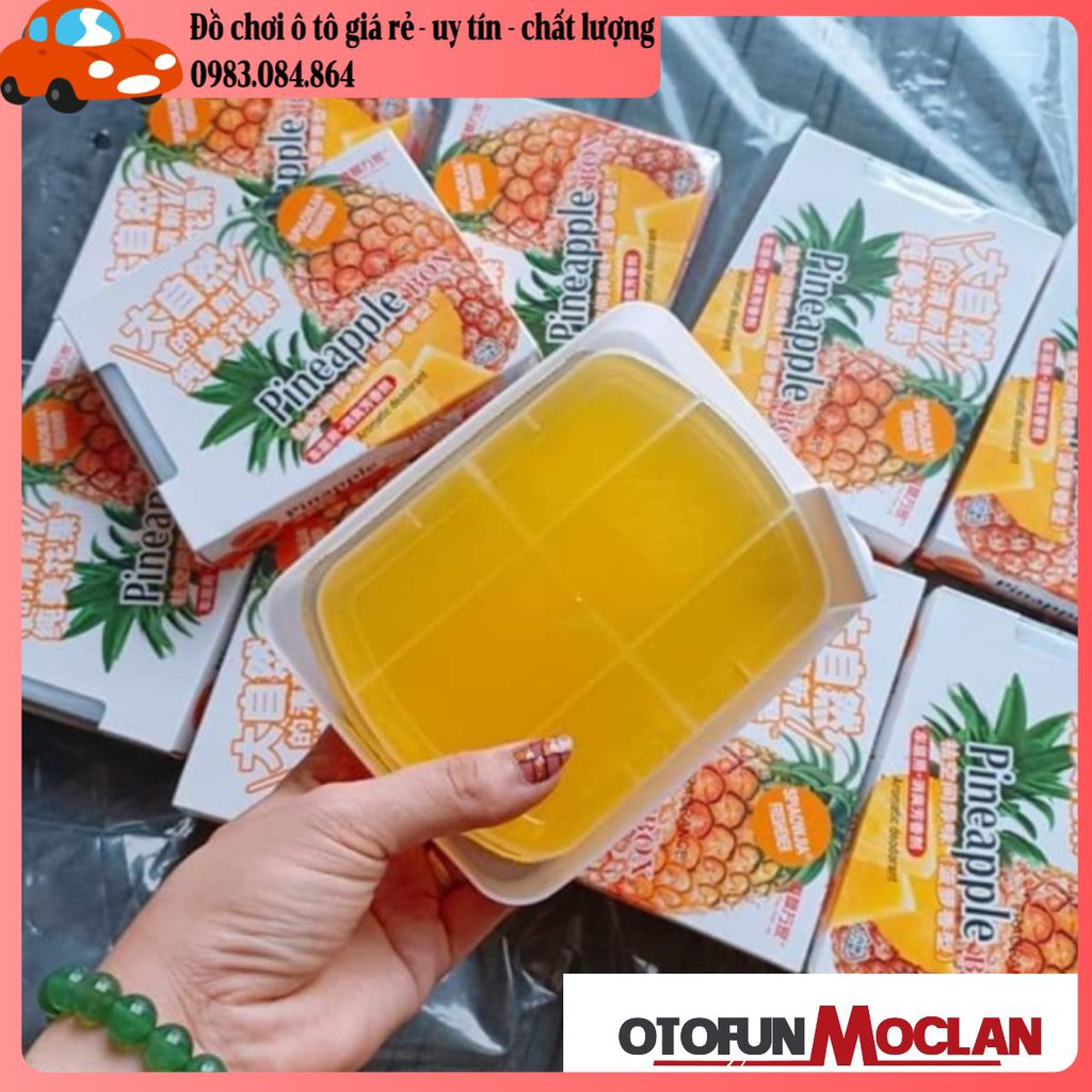 Mẫu mới sáp thơm hương dứa trên xe ô tô cực thơm( Hương Bạc Hà )