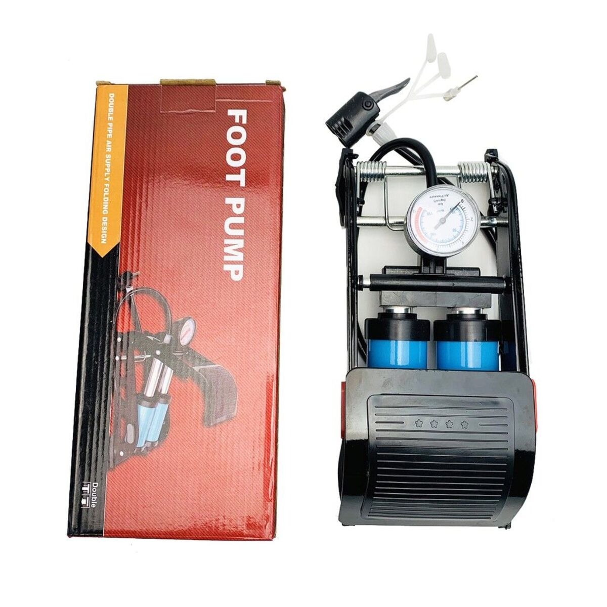 Bơm Xe Máy Đạp Chân 2 Piston Vĩnh khang shop, rất bền bỉ