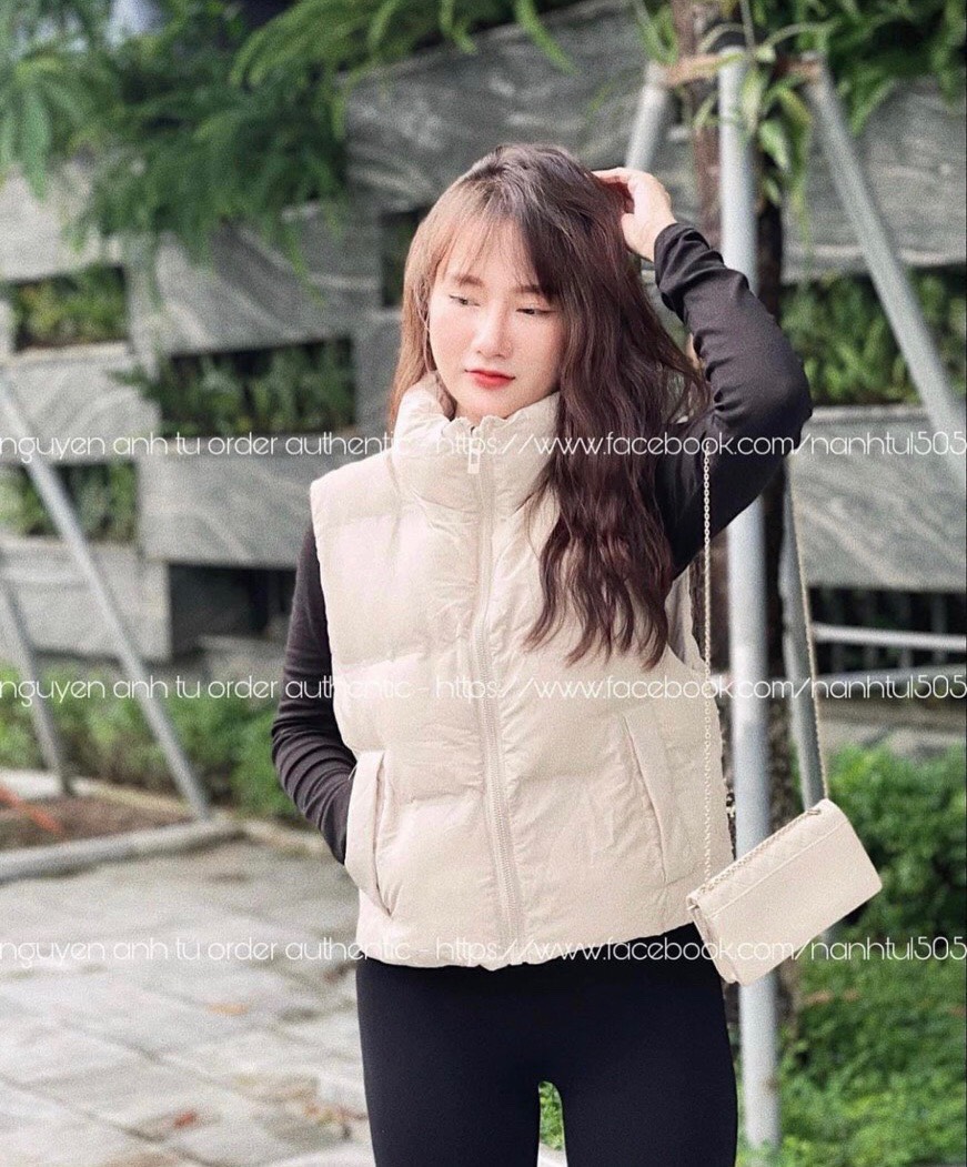 Áo gille phao trần bông xuất dư