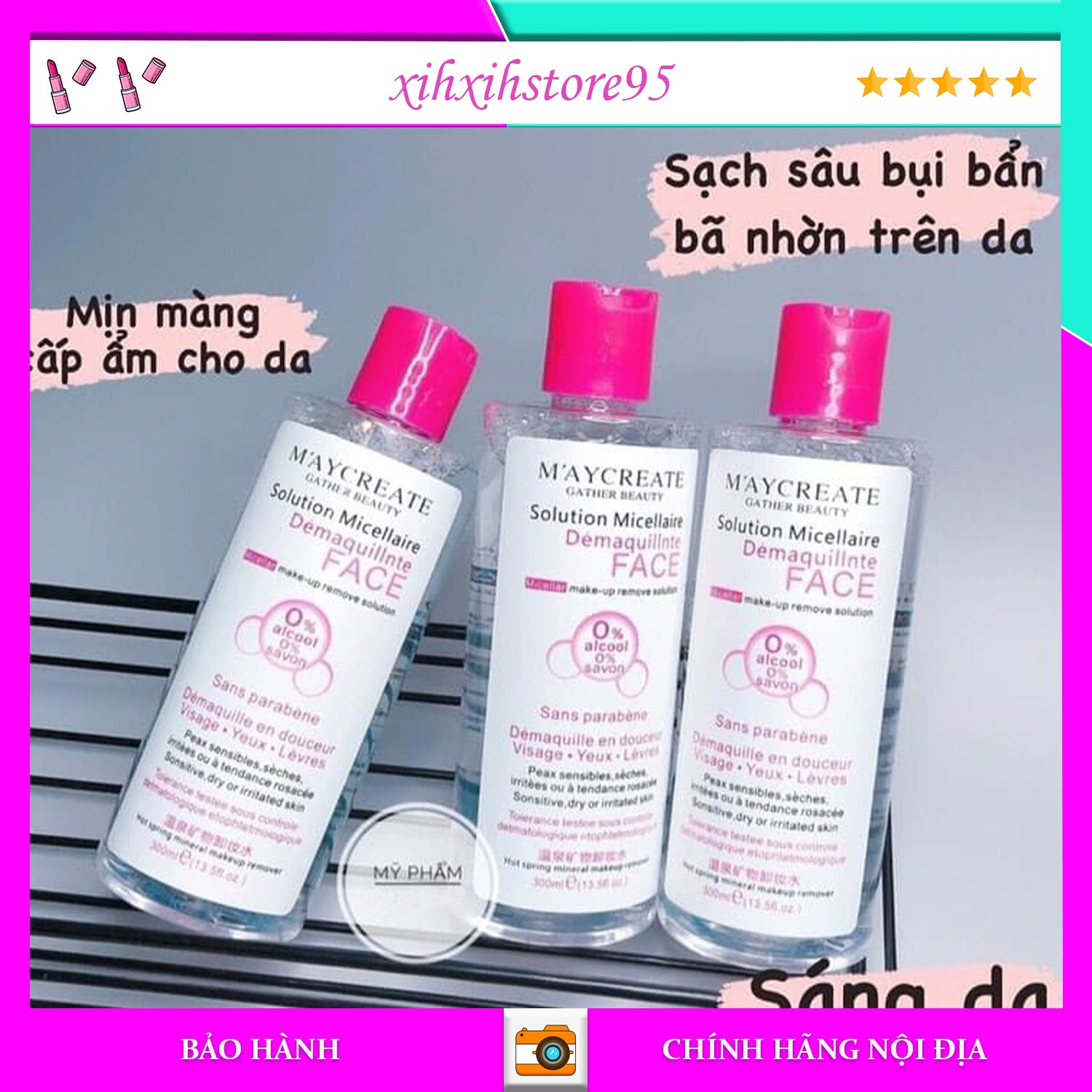 Nước tẩy trang Maycreate 300ml