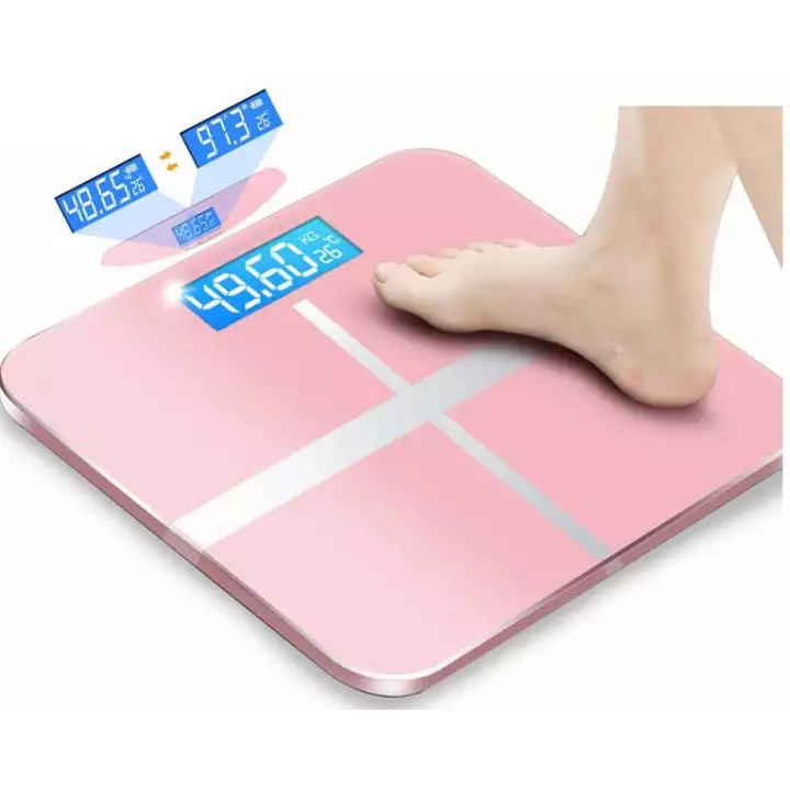 CÂN SỨC KHỎE GIA ĐÌNH XỊN - CÂN ĐIỆN TỬ IP MẶT GƯƠNG CHỊU LỰC ĐẾN 180KG ĐO CÂN NẶNG VÀ NHIỆT ĐỘ PHÒNG CHÍNH XÁC 100% - BỀN ĐẸP CHẤT LƯỢNG BH 1 ĐỔI 1