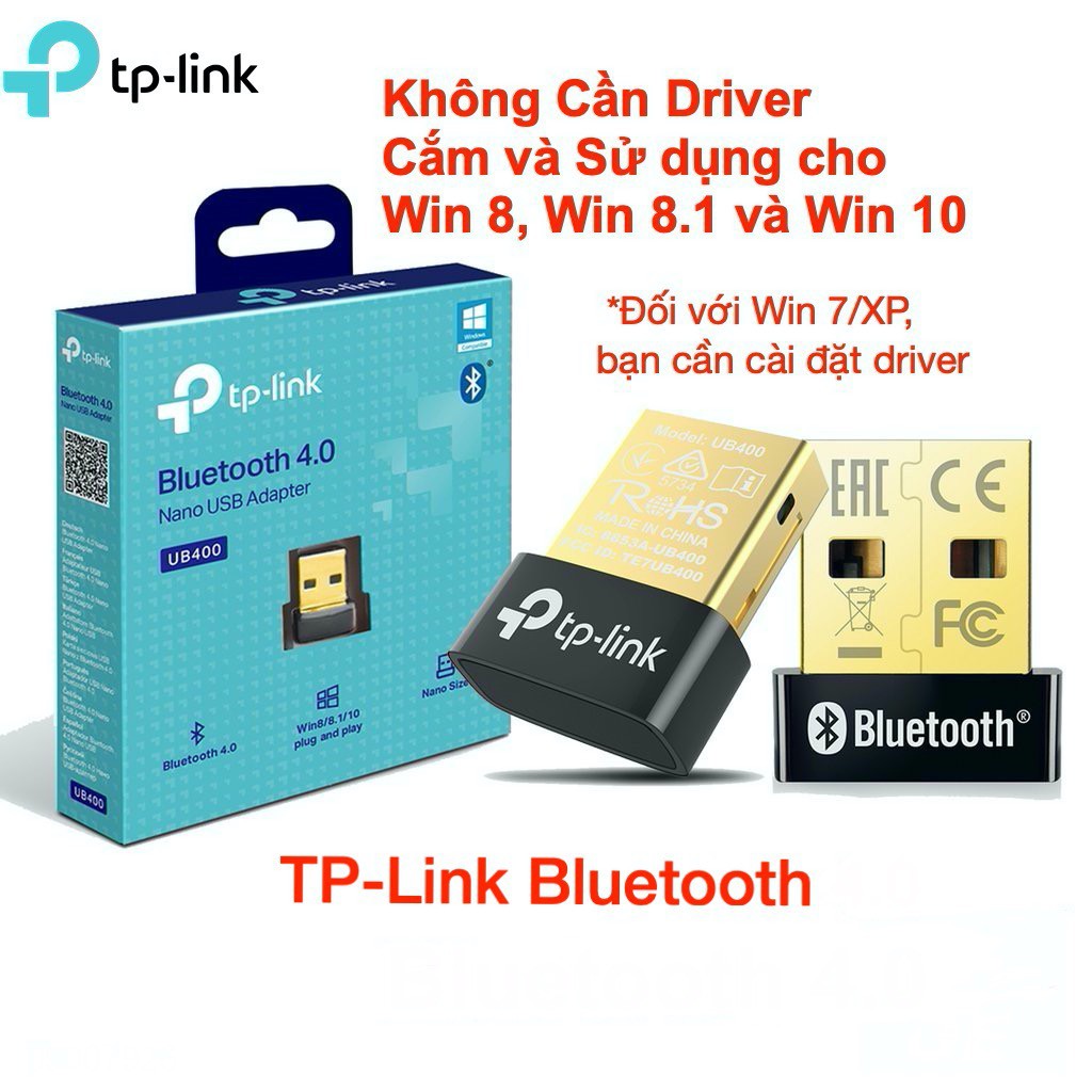 Thiết bị kết nối usb nano bluetooth 4.0 tp-link ub400