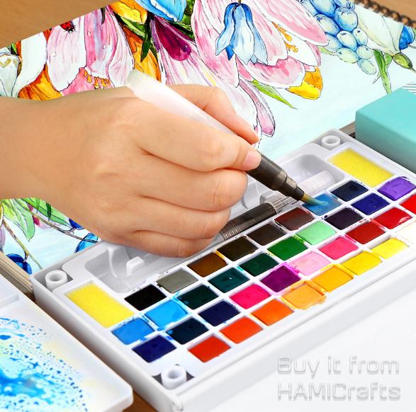 Bộ Màu Nước Solid Water Color Cao Cấp 12/18/24/36