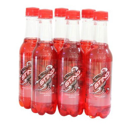 Lốc 6 chai nước tăng lực Sting đỏ