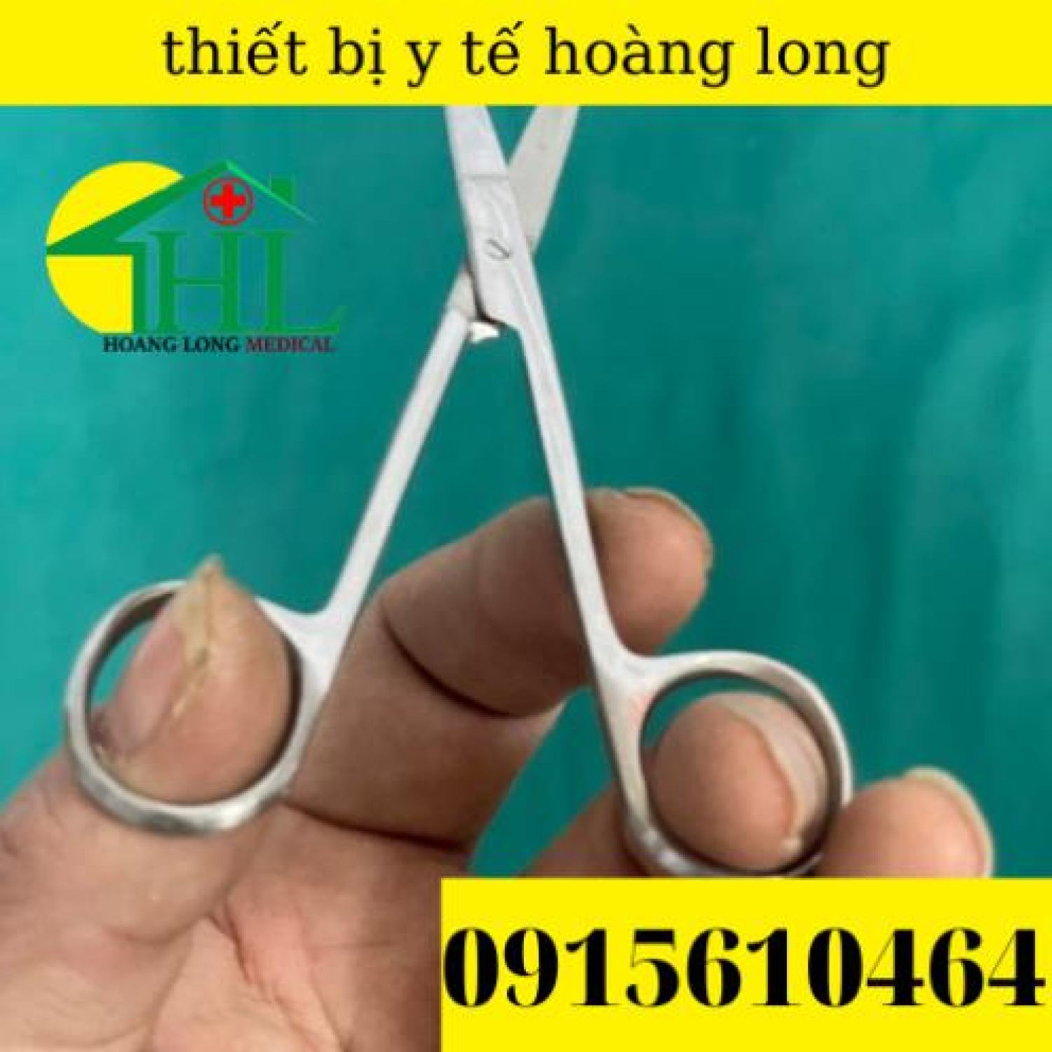 Kéo Cắt Chỉ Thẳng Nhọn 10cm-Kéo Y Tế
