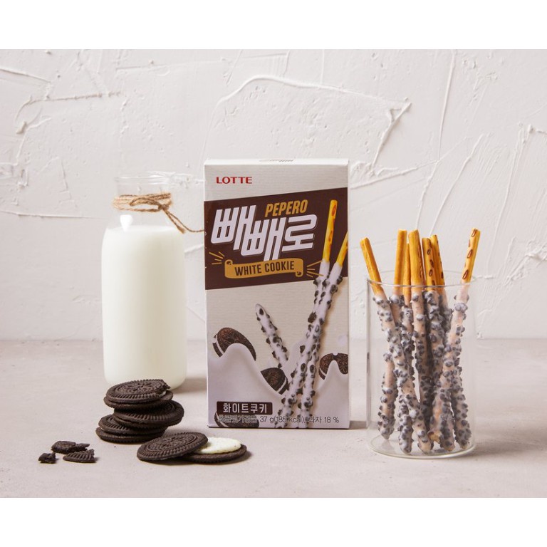 Bánh que pepero cookie 37g Xin chào Korea Mart