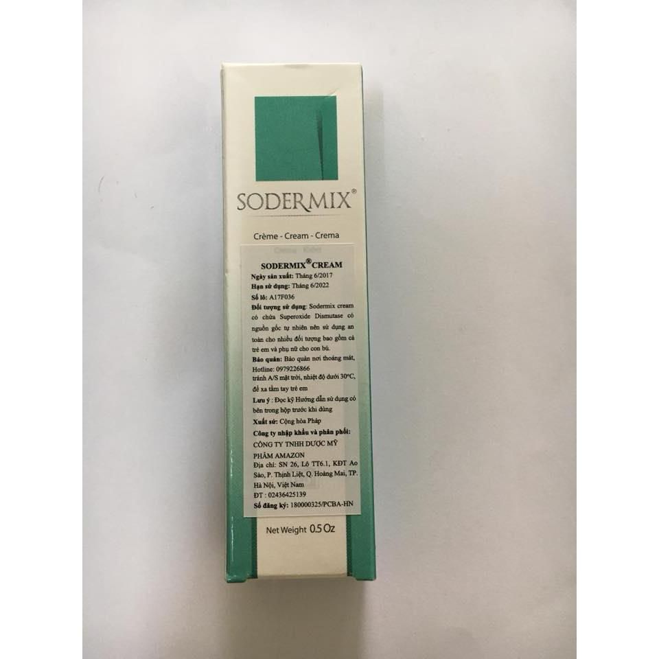 Kem bôi Sodermix cream 15gr