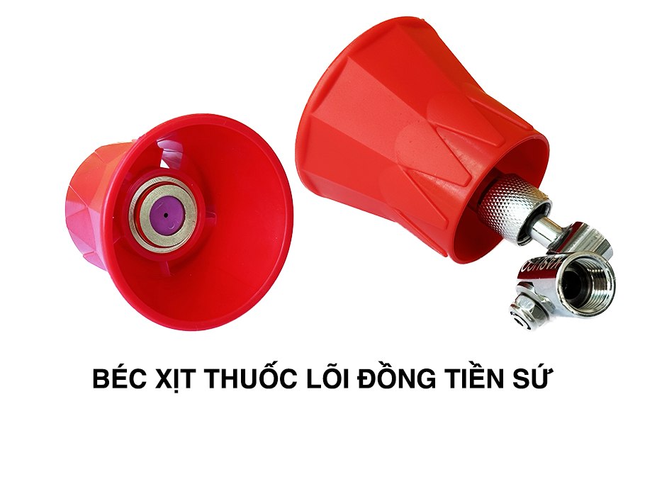 Béc phun xịt kasuco lổ phun bằng sứ phun sương nhuyễn ít hao
