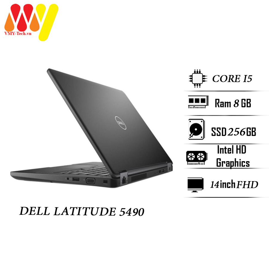 Dell latitude 5490 laptop, core i7, 8gb ram, 256gb ssd, 14inch full hd screen, cheap dell e5490