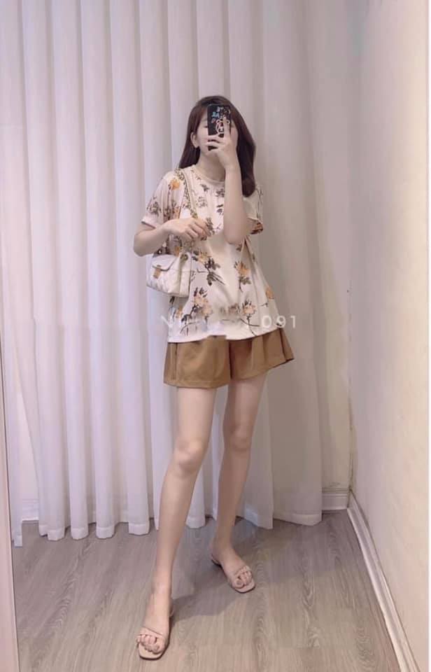 Bộ áo lụa quần thô