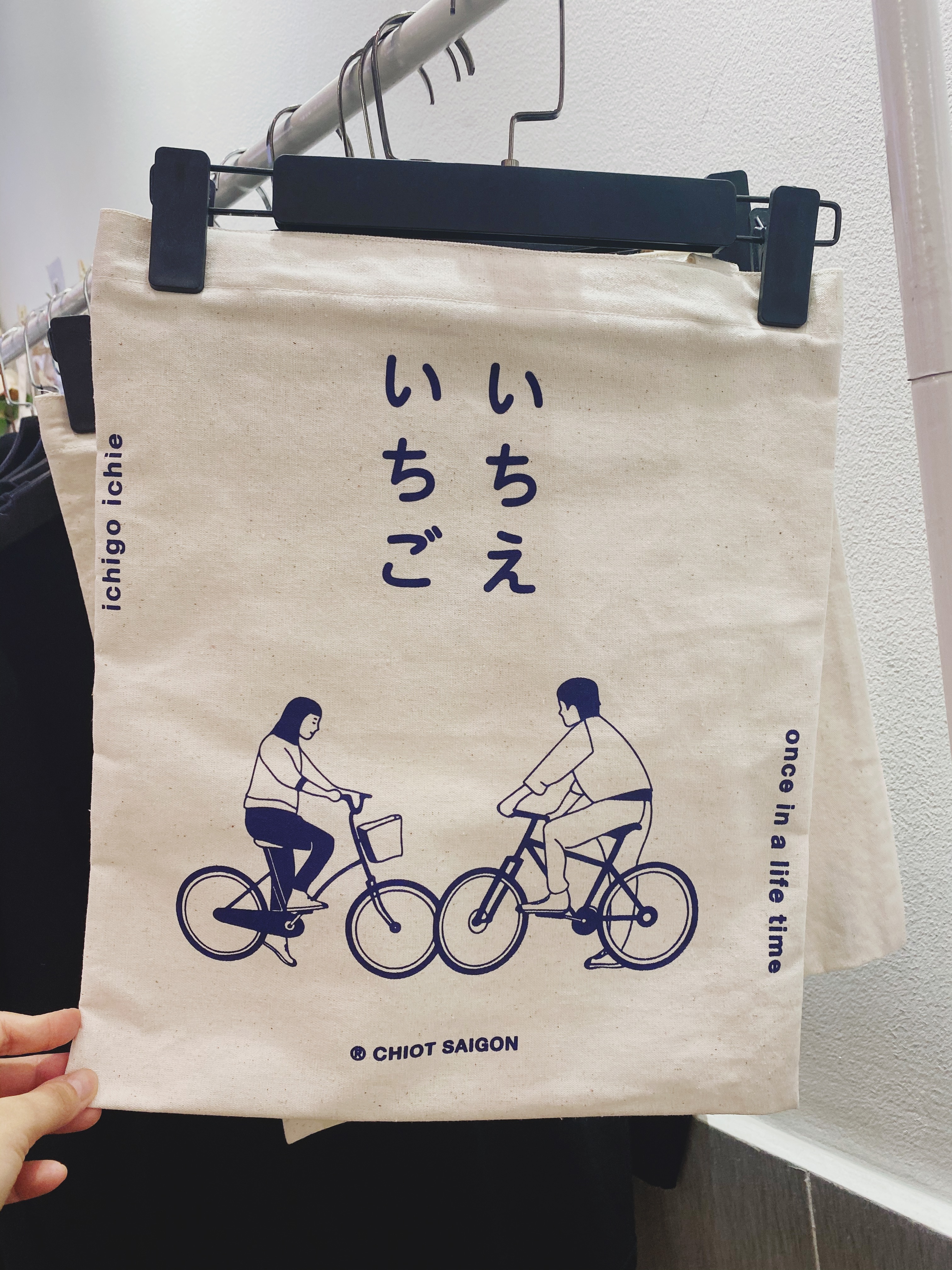 Túi tote canvas mẫu ICHIGO ICHIE