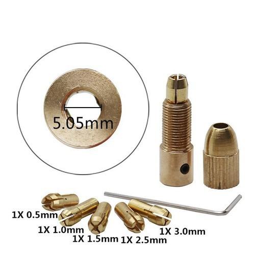 đầu kẹp mũi khoan 5.05mm