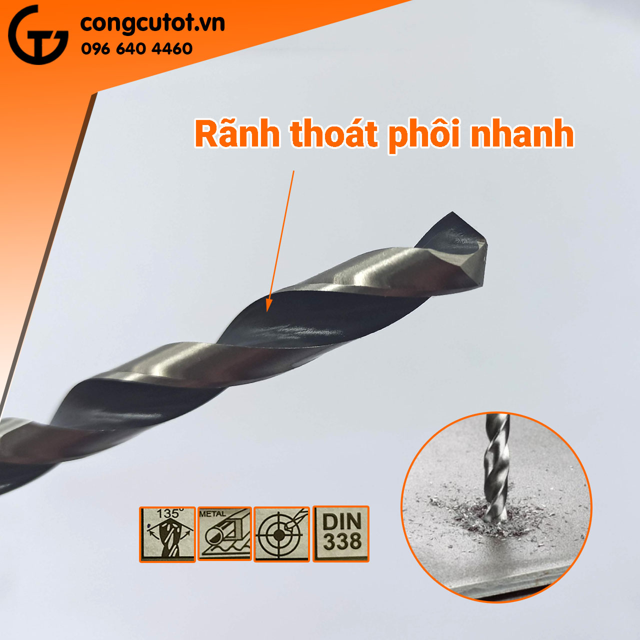 Mũi khoan inox Bosch