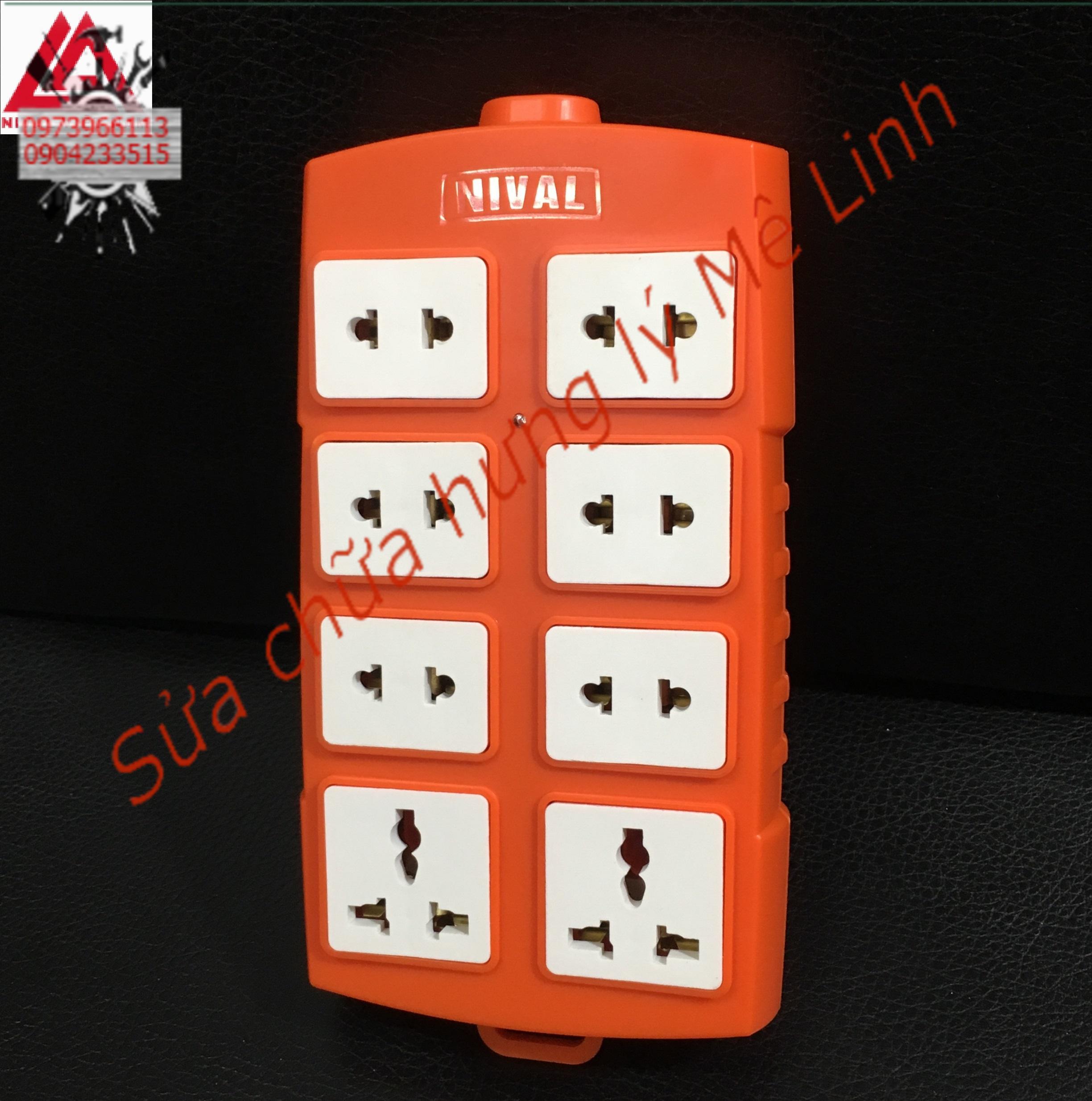 Ổ cắm điện Nival 8ổ chịu tải cao 6000w