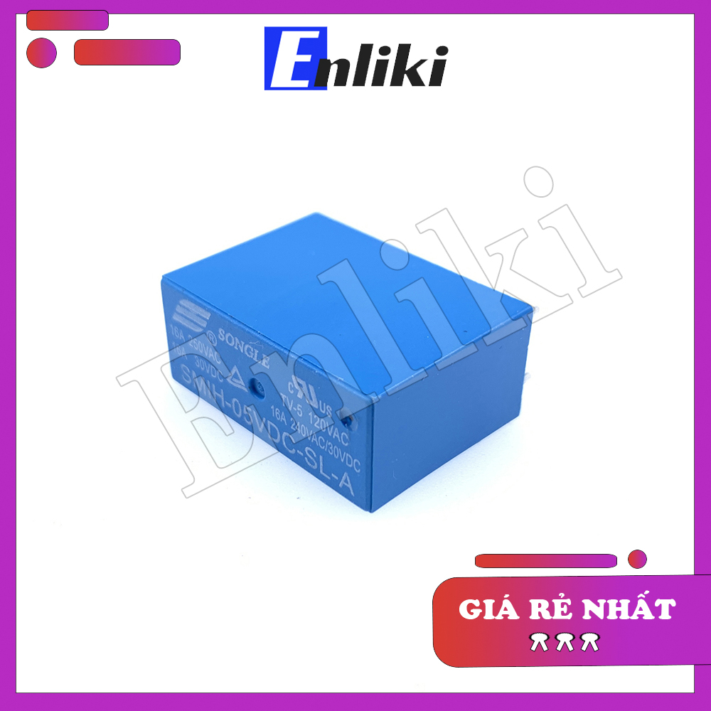 Relay 5V 16A 6 Chân SMIH-5VDC-SL-A
