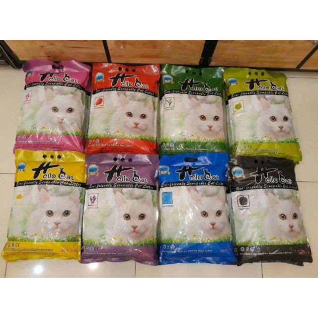 Cát vệ sinh Hello Cat cho mèo túi 10 Lít