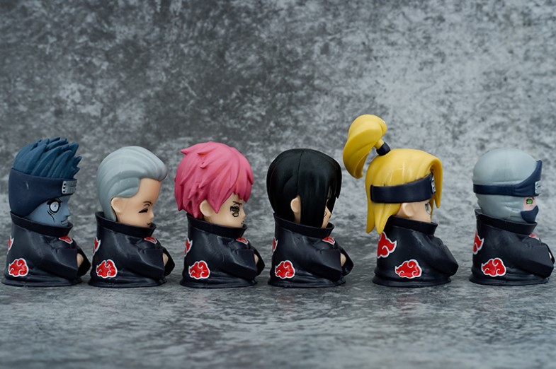 Tượng Akatsuki chibi - Naruto - combo 6 tượng