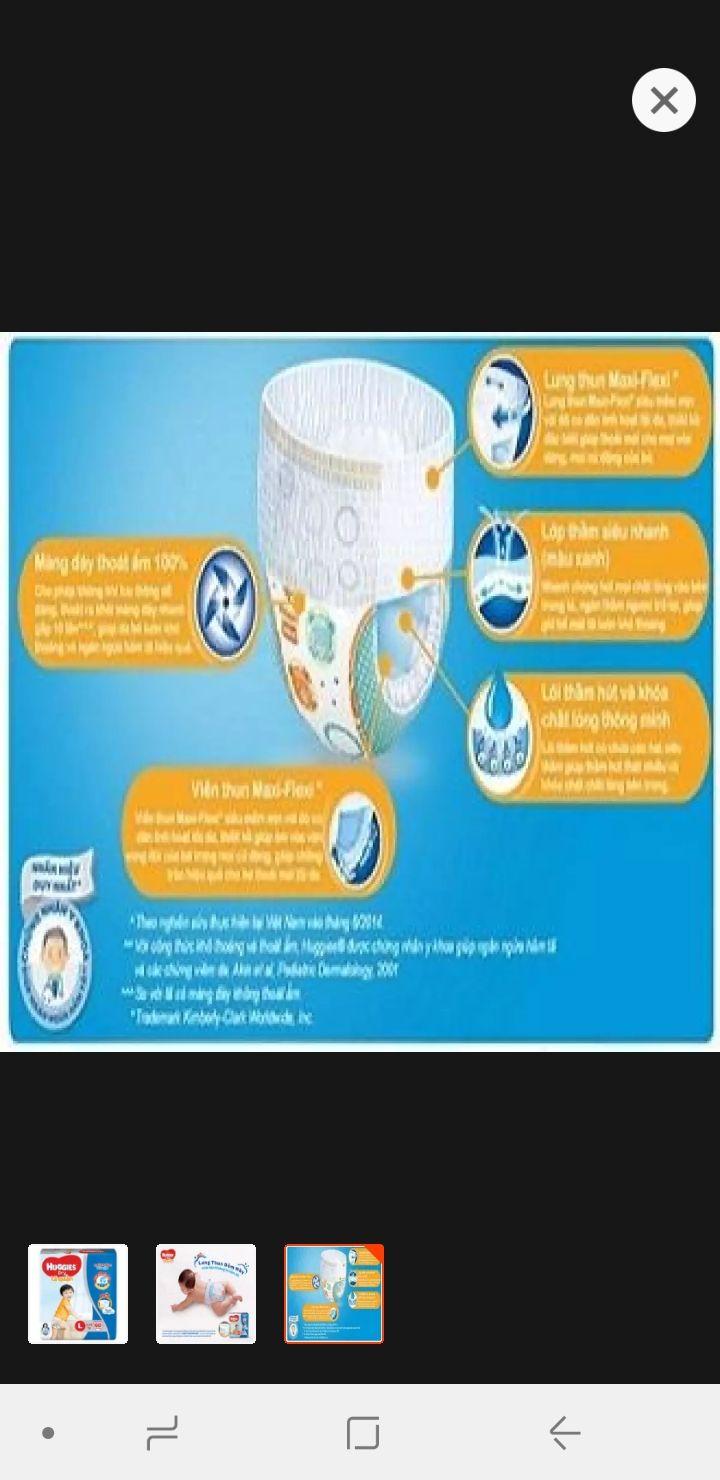 [HCM]Tả Dán huggies M76 miếng