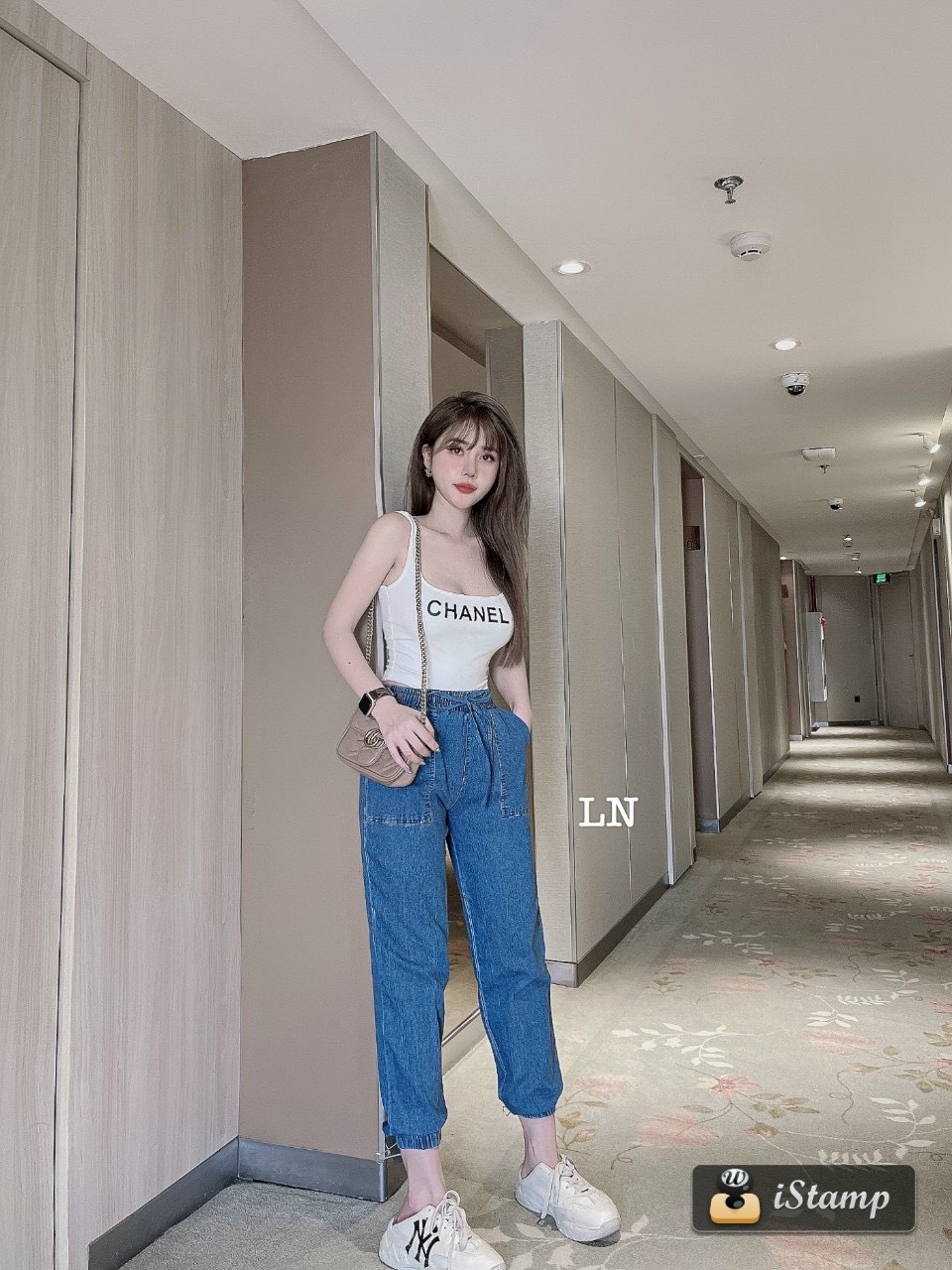 QUẦN BÒ CHUN BO GẤU 2 MÀU CHO NỮ