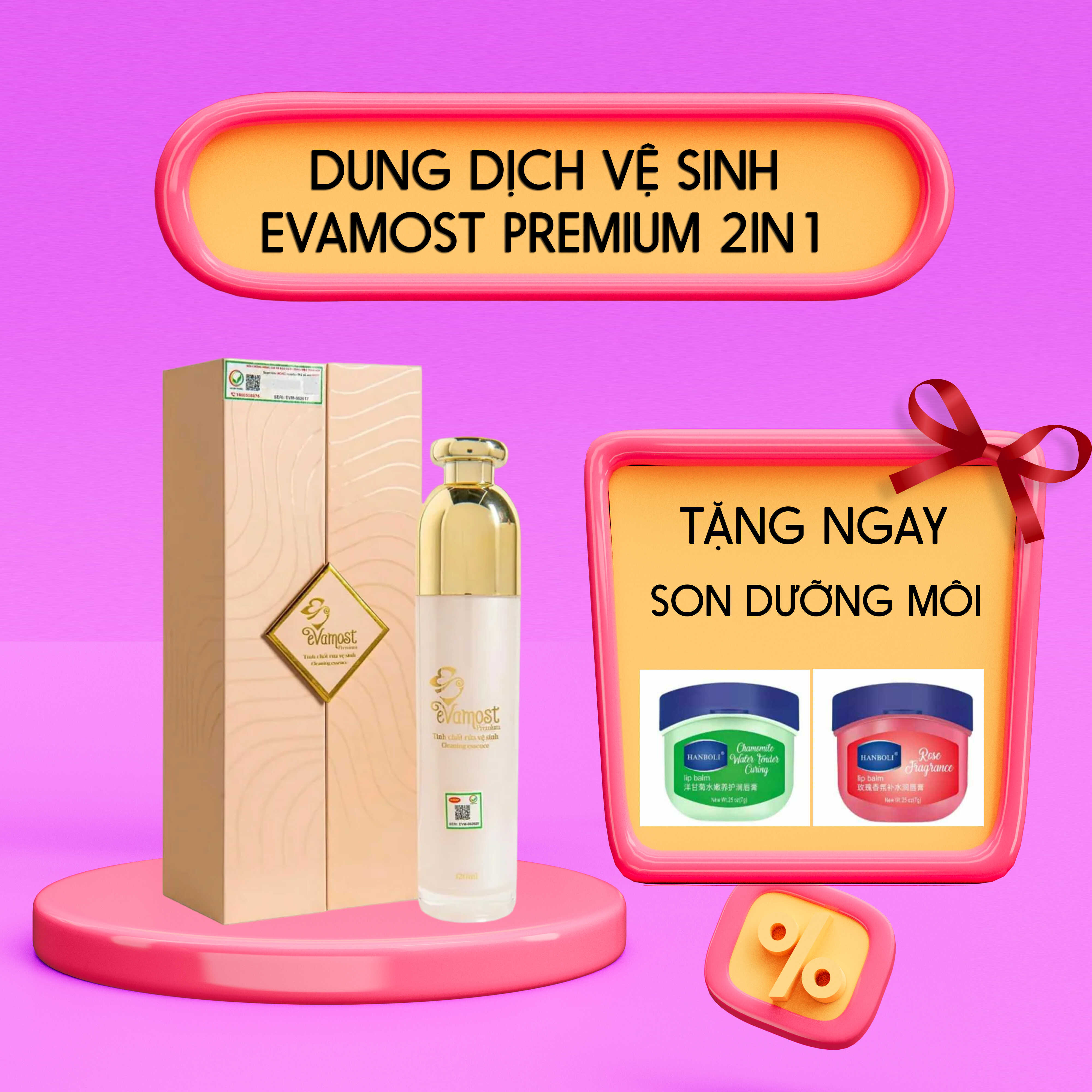 Evamost premium fragrance pink women wash liquid-120ml bottle-Original