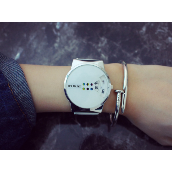 (Extra gift 1 tablets battery worth 20K) clock number face needle Ẩn personality