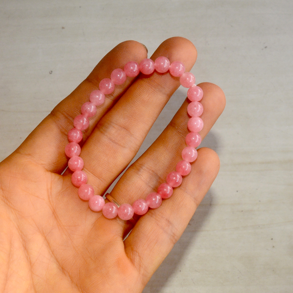 Vòng tay chuỗi đá mã não hồng-Nhiều cỡ ly