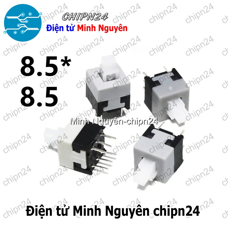 (F83) Nút nhấn 6 chân Tự Giữ (5.8x5.8mm/7x7mm/8x8mm/8.5x8.5mm) - [Chọn Loại] - HHH.00135