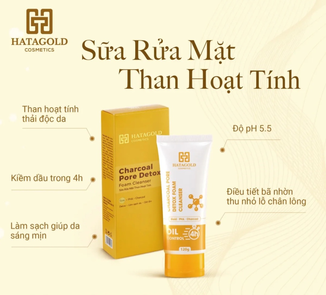 SỮA RỬA MẶT THẢI ĐỘC THAN HOẠT TÍNH - 120gr