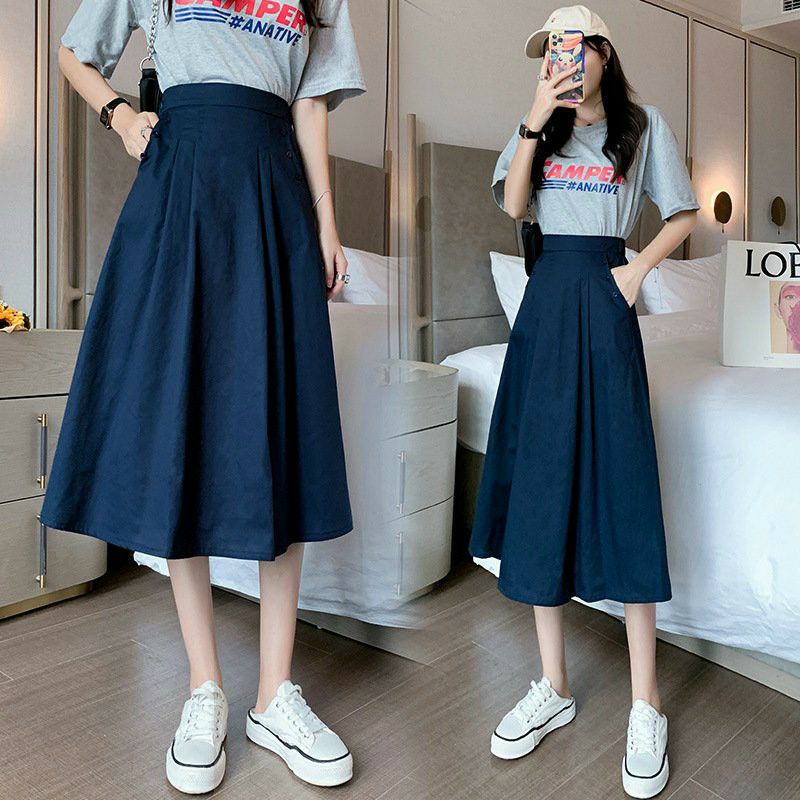 Chân Váy Dáng Dài Ulzzang size s,m,l Dư Tú Lệ