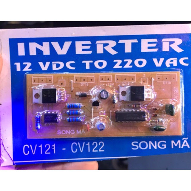 Hot-mạch inverter chuyển điện từ 12v dc lên 220v ac